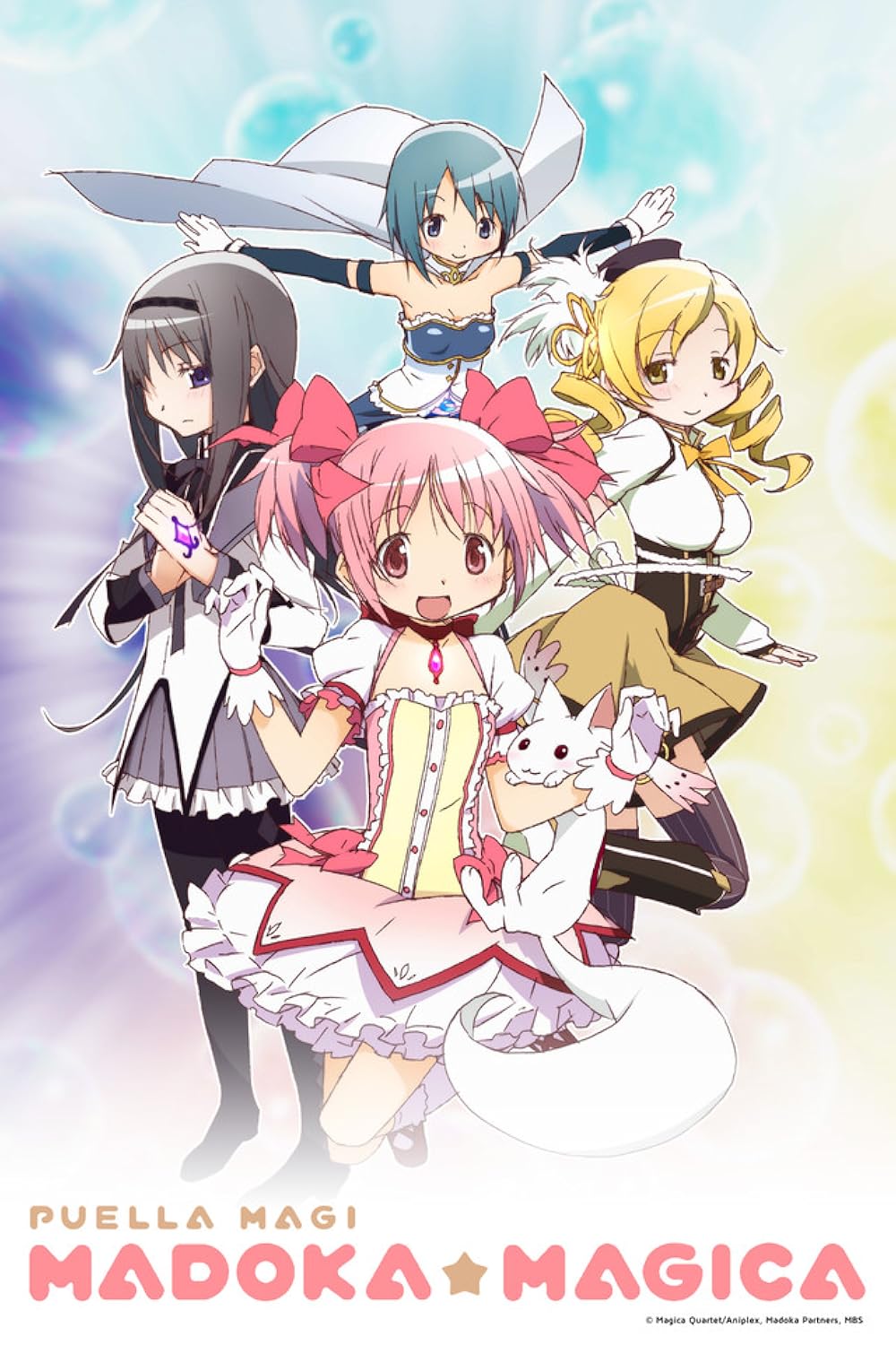 Anime poster of "Puella Magi Madoka Magica"